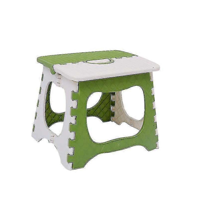 GYFDYM Folding Chair, Thickened Plastic Folding Stool, Safe And Solid Shower Stool, One Button Opening, Convenient For Indoor And Outdoor Use (green)