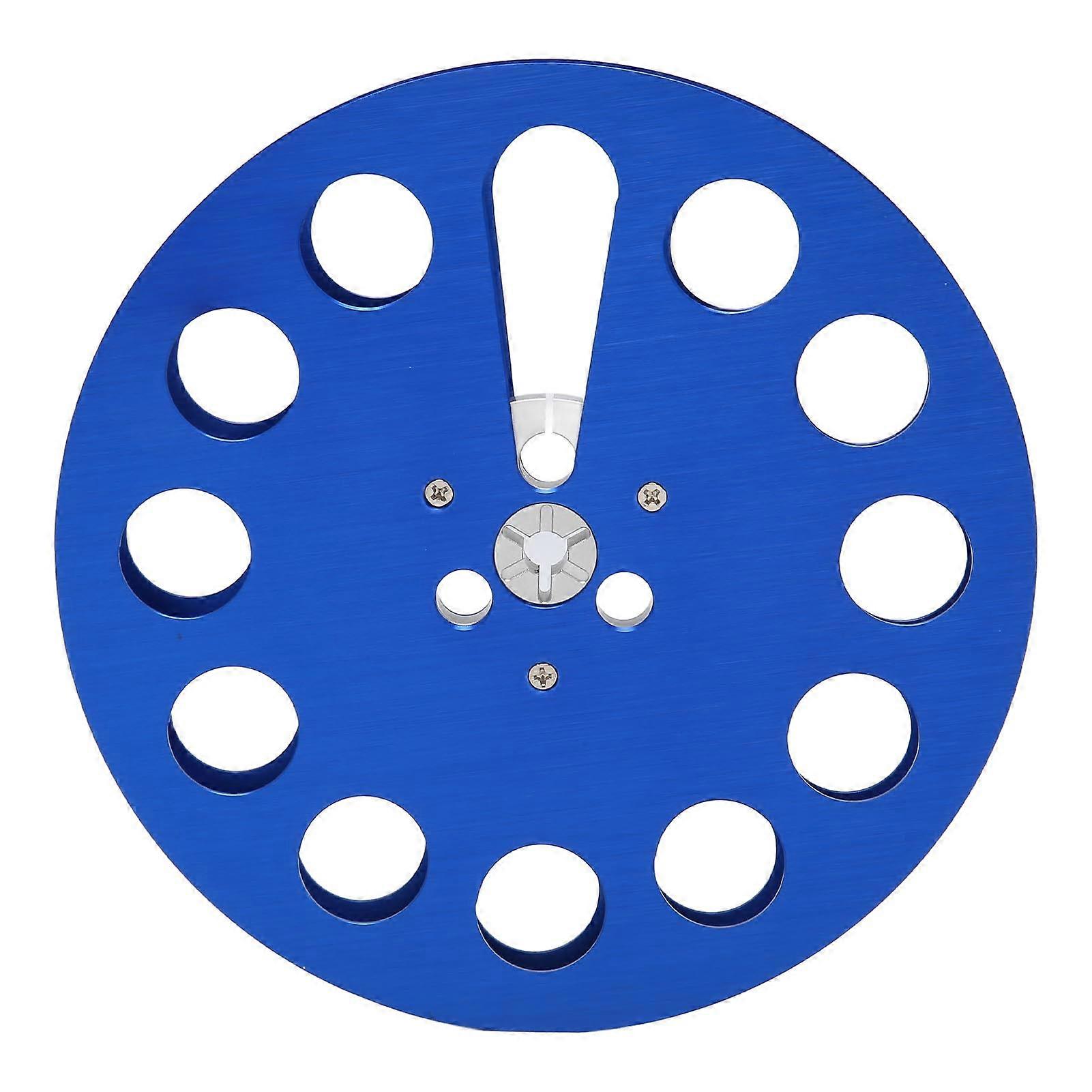 1/4 7 Inch Empty Tape Reel Aluminum Alloy 11 Hole Universal Opening Machine Part Recording Takeup Reel Gold