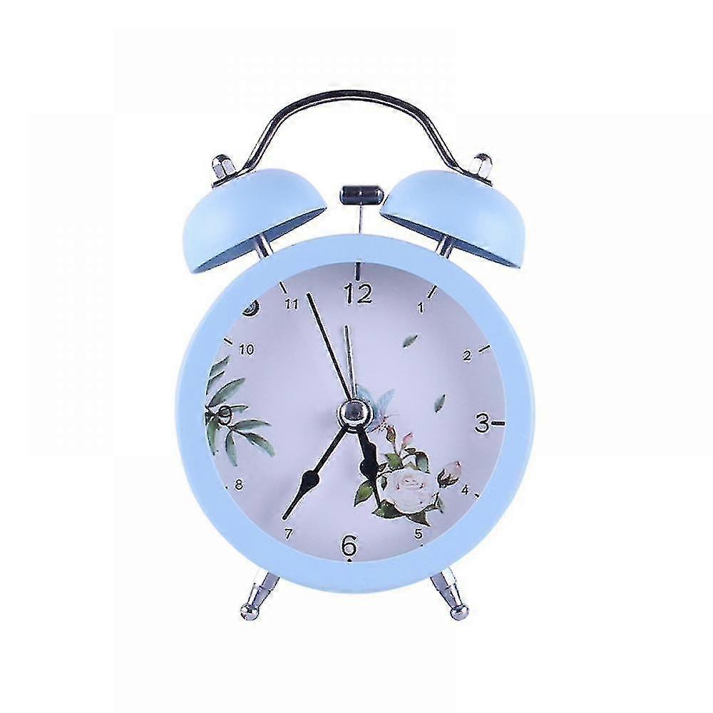 3 بوصة غرفة نوم المنبه ، المنبه المعدني ، الديكور المنزلي للطلاب على مدار الساعة المكتبية