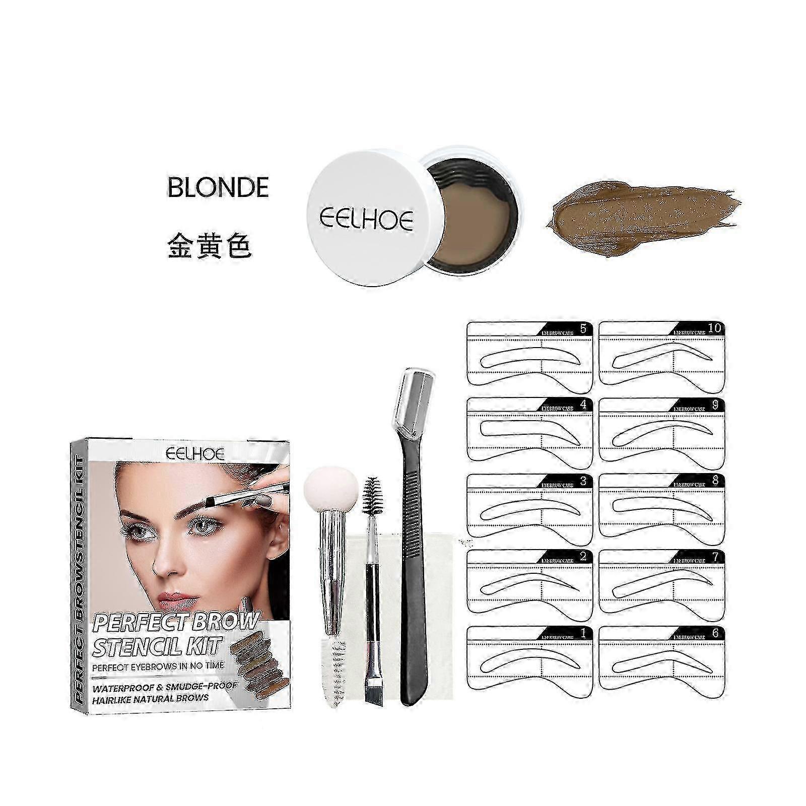 Eelhoe Of Eyebrow Cream Set Waterproof, Smooth And Easy To Color -8275155181528