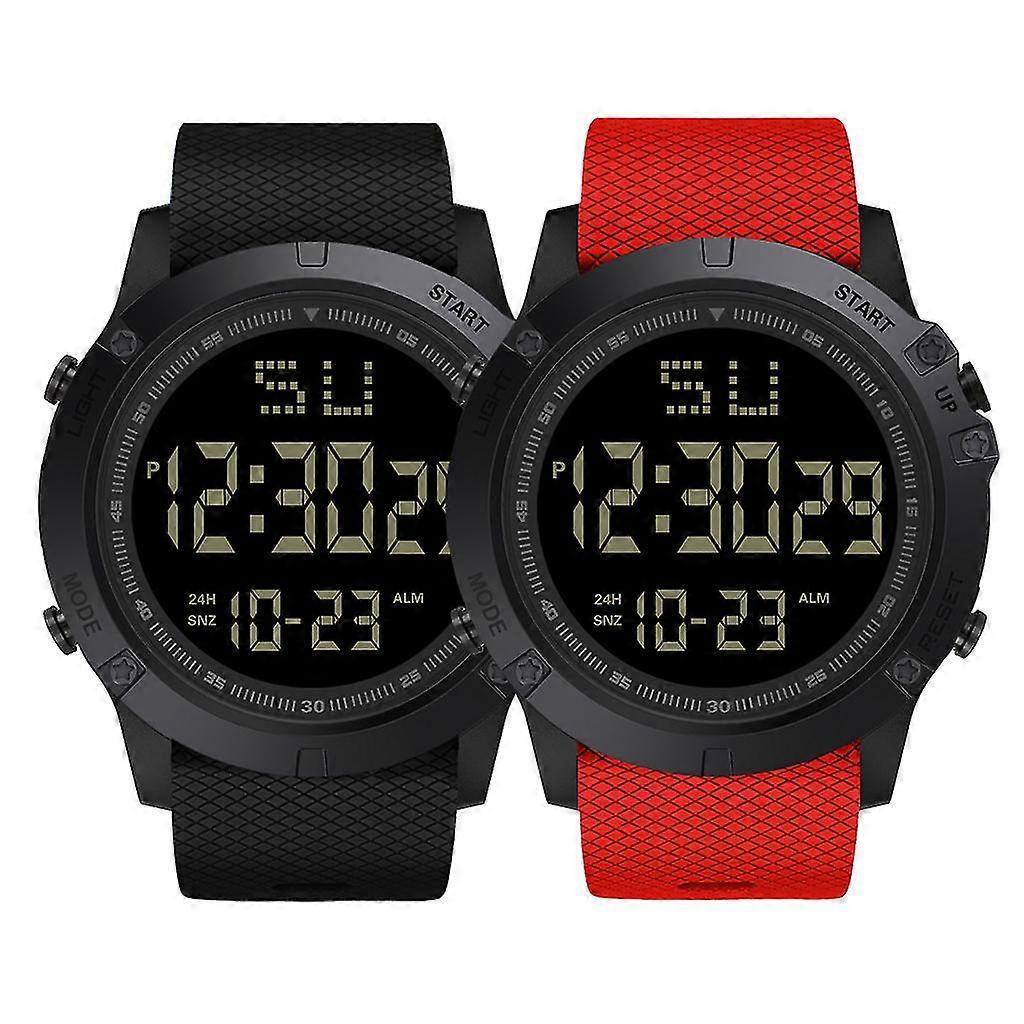 Su geçirmez Dijital Spor İzle Askeri Taktik Led Arka Işık Kol Saati Erkekler