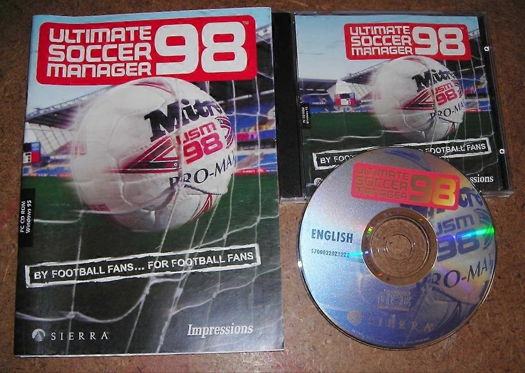Ultimate Soccer Manager 98 - PC CD - Small Case  Game - New & Sealed