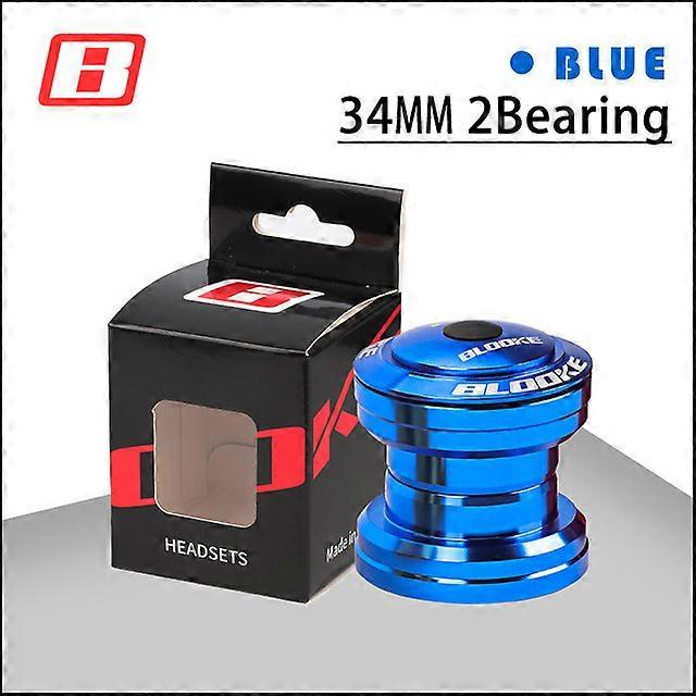 1 1/8" 34MM MTB Bicycle Headset 2 Bearing Sealed Top Cap Cover Alloy Mountain Bike Parts For 28.6mm Threadless Fork Stem