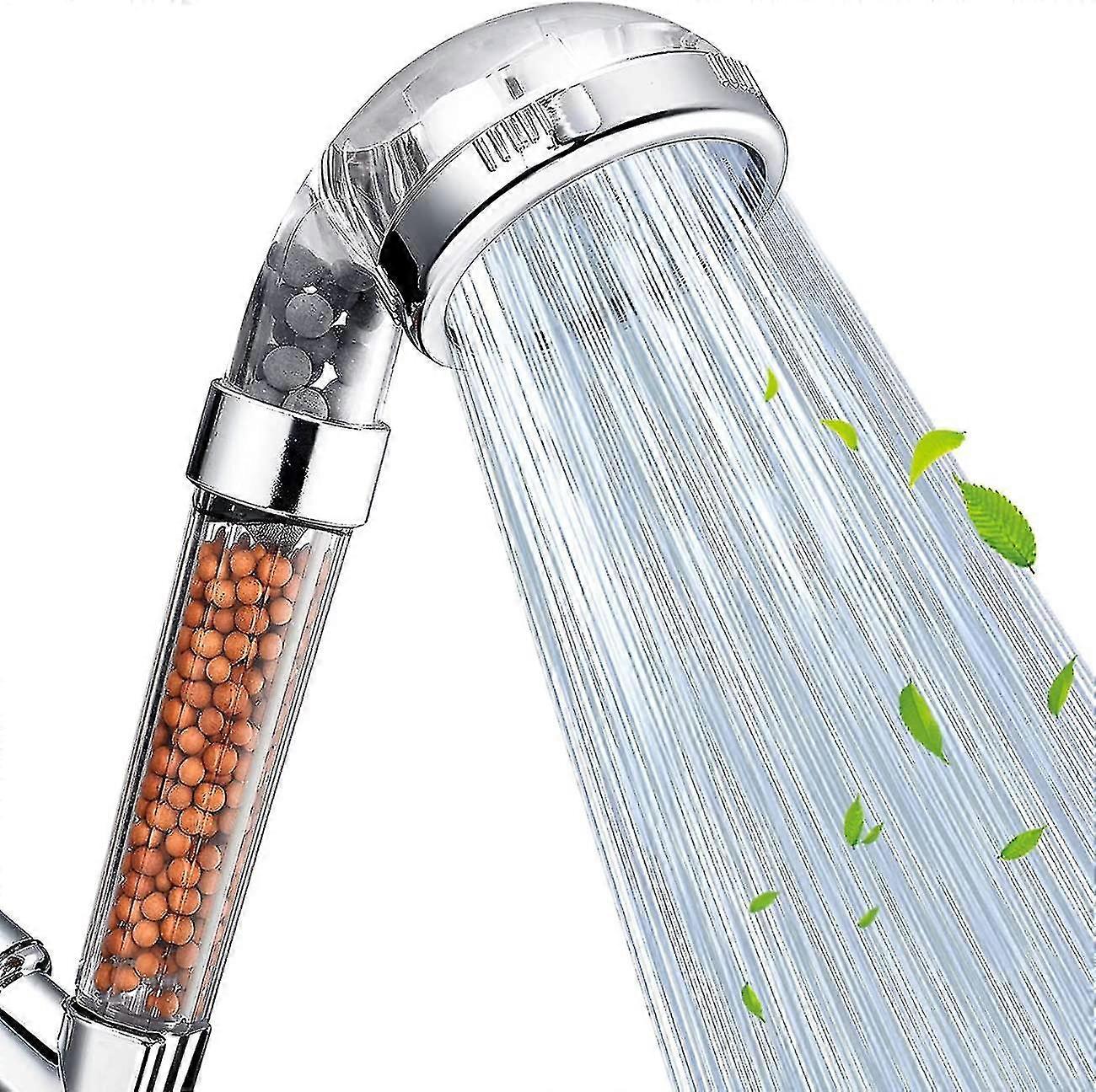 Duschkopf, Filterfiltration Hochdruckeinsparung 3-Modus-Funktion Handbrauseköpfe für trockene Haut