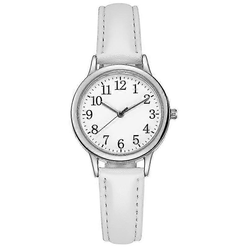 2023 Modeur Kvinder Casual Læderbælteure Simple Damers Small Dial Quartz Clock fra SENZHE