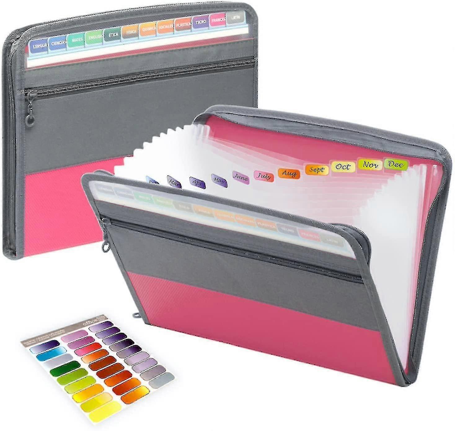 Folder A4 Portable Organ File Bag 13 Multi-layer Expandable Desktop Accordion Folder