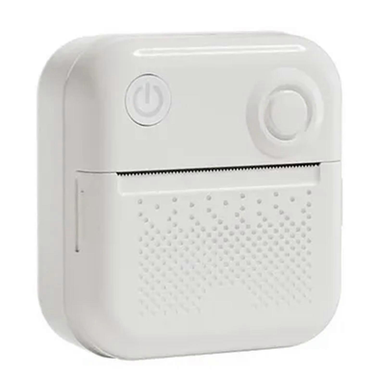 Mini Portable Thermal Printer Rechargeable Easy Carry Mobile Printer for Home School Office