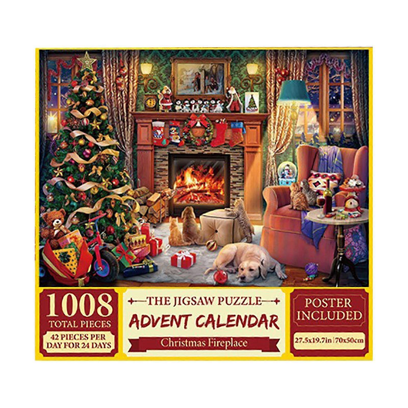 Christmas Advent Calendar Jigsaws Puzzle 1008pcs