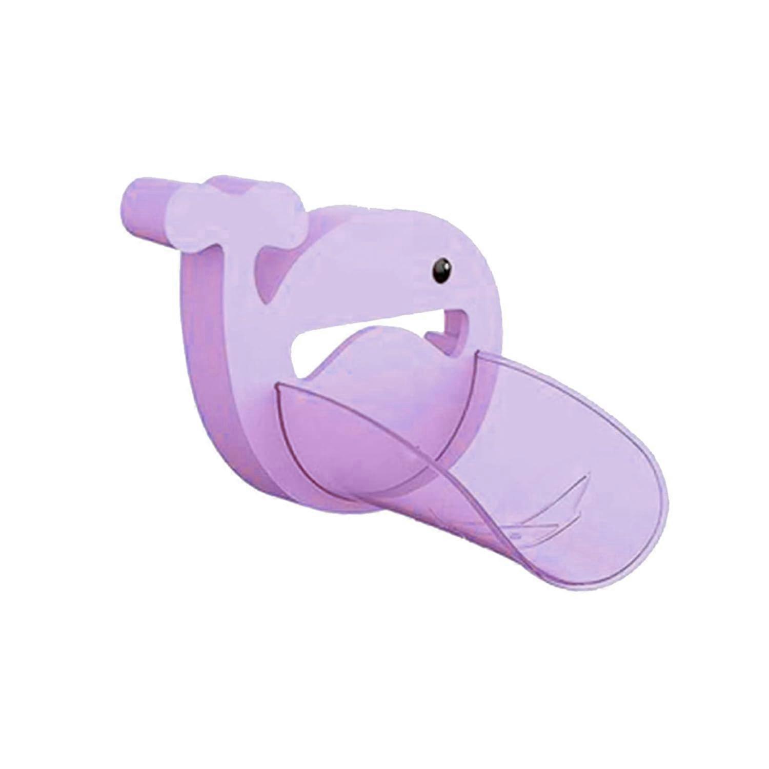 Faucet Extender - Easy Use for Hand Washing for Kids, Toddlers, Babies and Children, Universal Whale Pattern Bath Spout Cover(Purple),2024 Ping