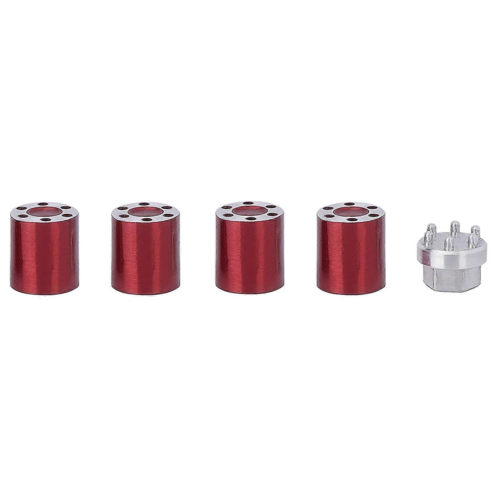 4PCS Aluminum M2 Center Lock Nut Metal Wheel Caps Lug Nuts for Axial SCX24 AXI90081 AXI00004 C10 1/