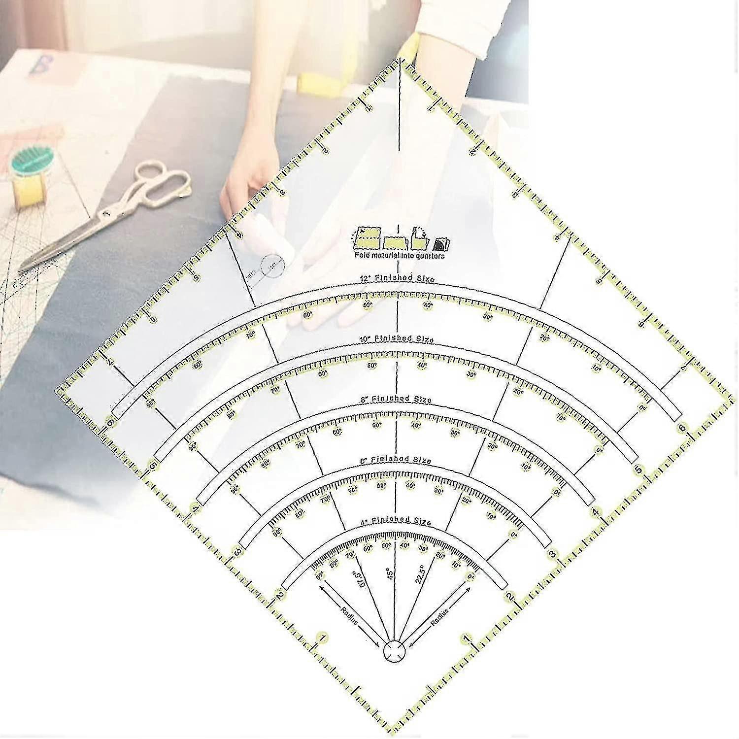 Square Ruler, Patchwork Ruler Sewing Ruler Patchwork Diy Handmade Patchwork Ruler