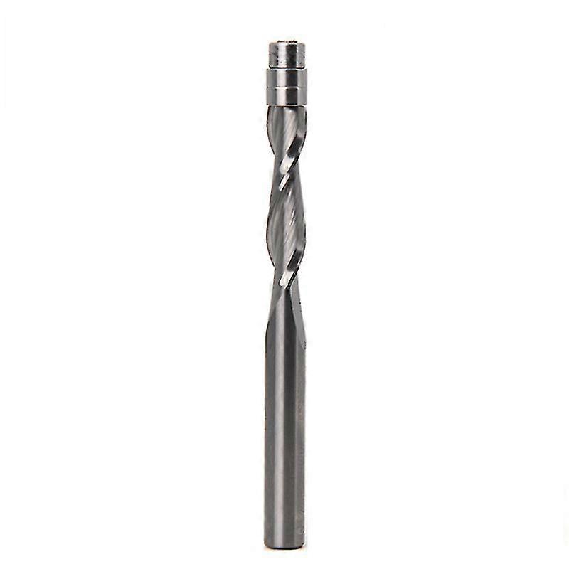 Wood Milling Cutters Cnc Router Bits Milling Cutter for Wood Solid Carbide-Tipped Cutter End Mill 6.35mm Shank Top Spin