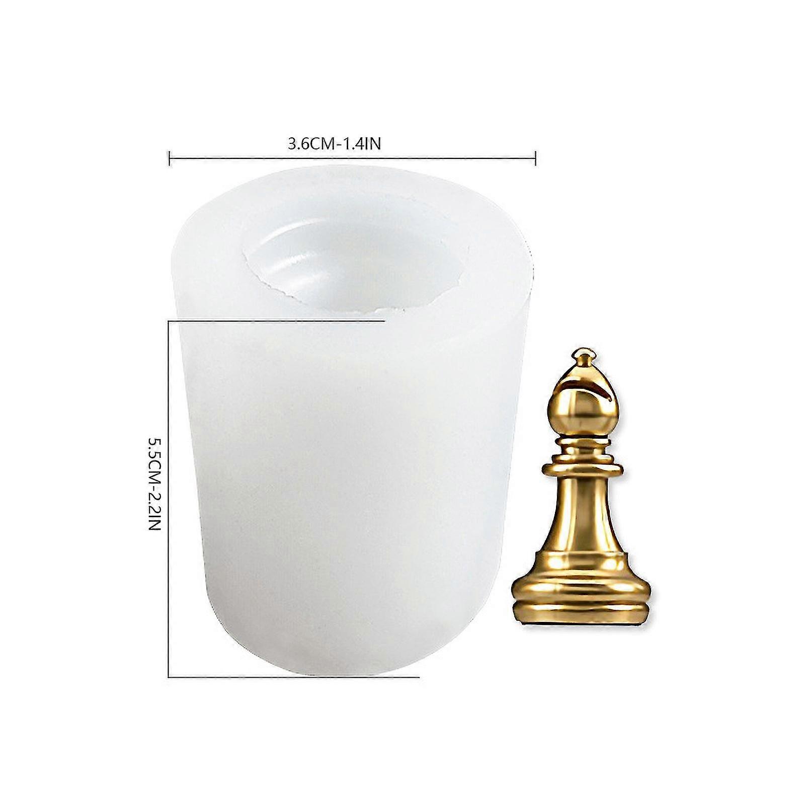 3d siliconen schaakvorm chocoladevorm cakevorm, suikervorm