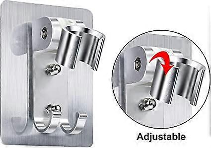 Abs Adjustable Shower Base Handheld Shower Head Holder Wall Mounted Shower Head Perforated Holder, Shower Bracket