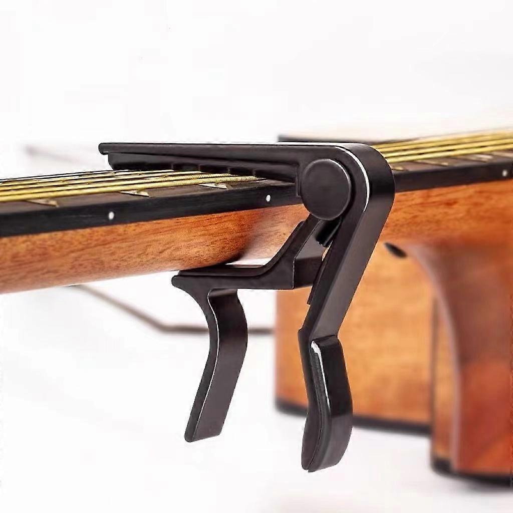 Guitar Capo for 6-String Acoustic and Electric with 2 Picks