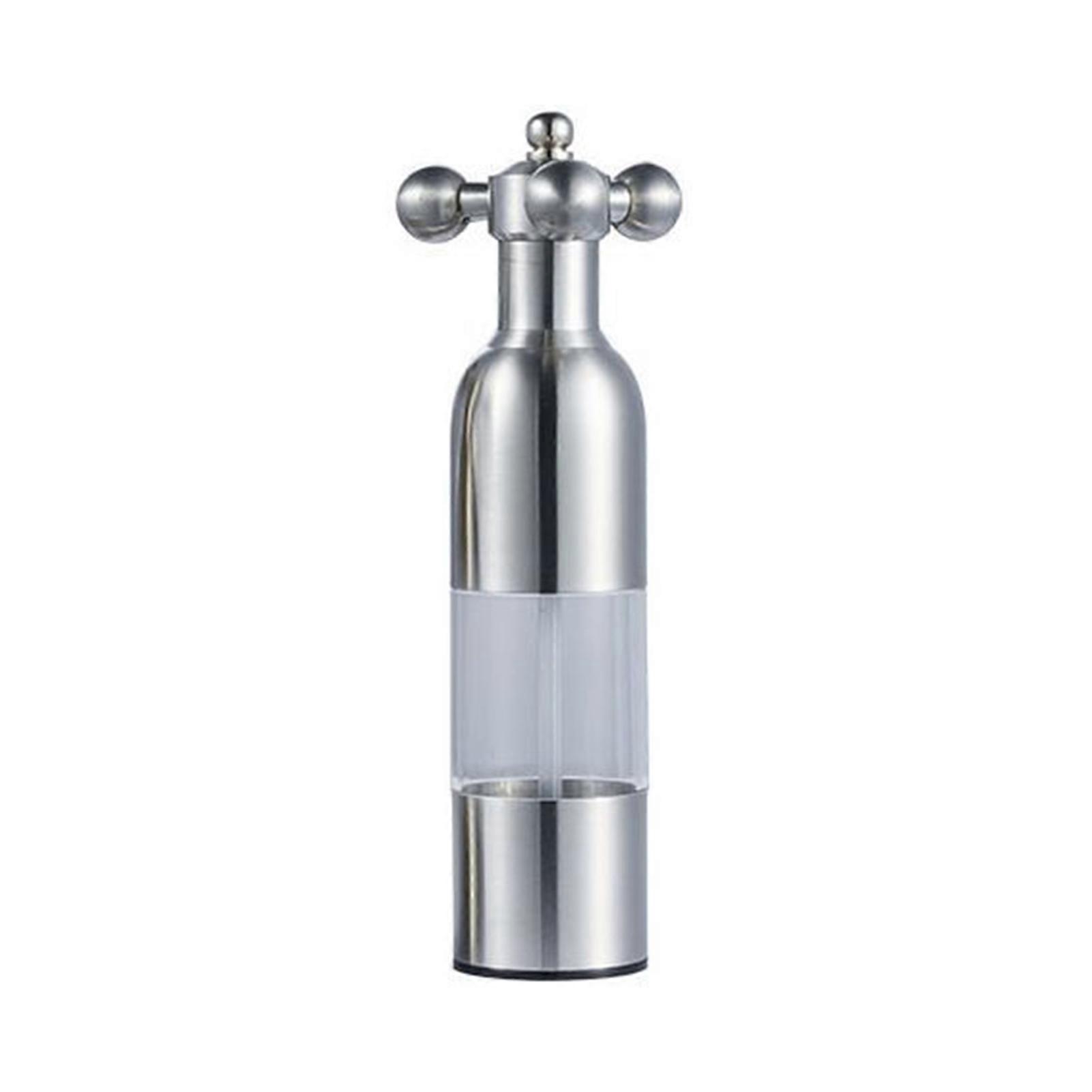 Pepper Mill Handheld Labor-saving Stainless Steel Professional Acrylic Salt Grinder Kitchen Supplies KAESI