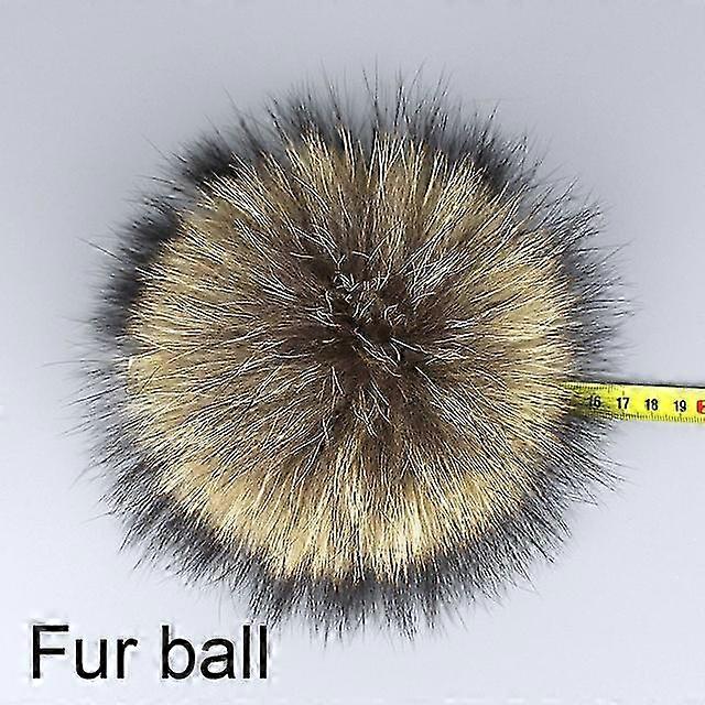 Meninas Mulheres Inverno Lã Beanie Cap Real Raccoon Fur Pom Pom Pai-filho Malhado Chapéu Core Fios Quentes Crânios Casuais Beanies Ossos