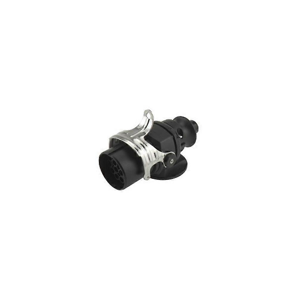 Trailer Plug With Mounting Bracket Heavy Duty Electric Trailer Socket Connector 24v Waterproof Trailer Adapter For Truck Cars Boat Caravan Rv Accesso