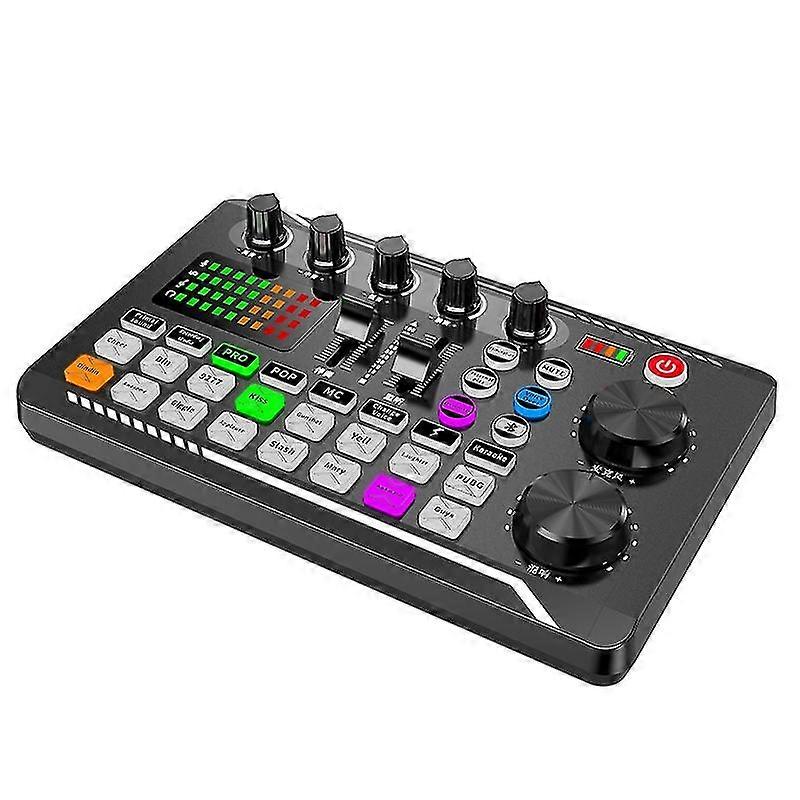 Live External Sound Card, Bluetooth 5.0 Voice Changer, 16 Types Of Sound Effects, 6 Modes Mixer For