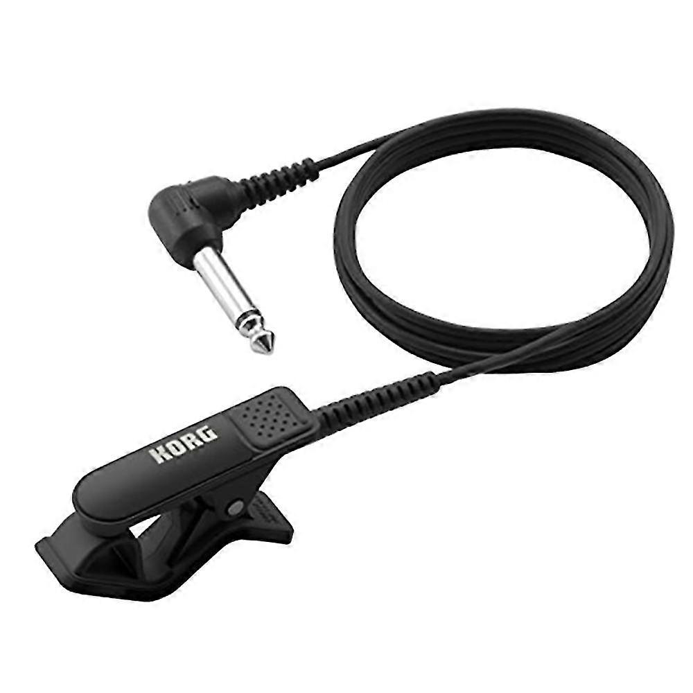 Korg Cm300クリップオンコンタクトマイク1/4インチ(直径6.3mm)オス電話コネクタ、5フィート(1.5m)シエ付き