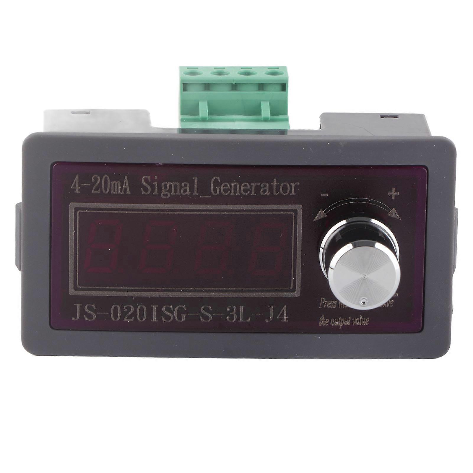 4?20mA Current Voltage Signal Generator with Battery Power Supply Interface Analog Simulator Adjustable 4 Digit Display
