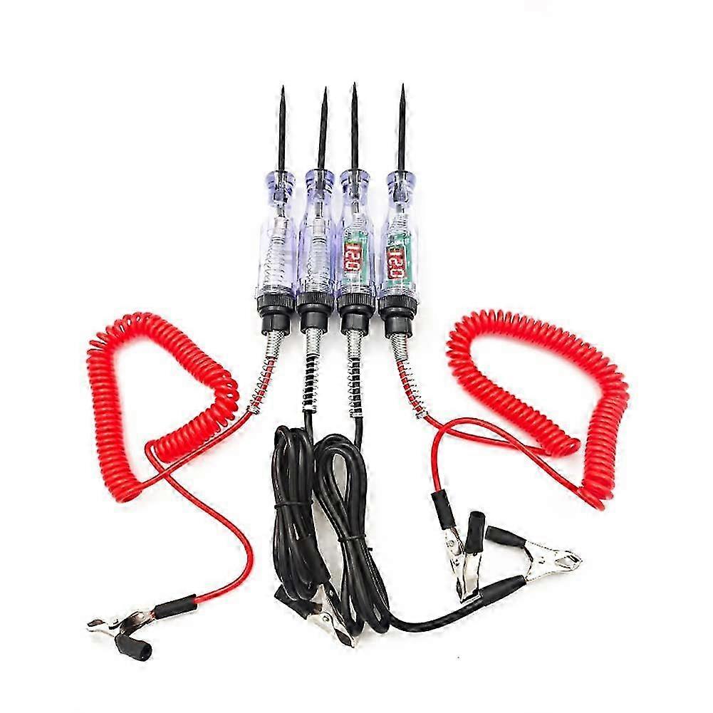 Car Truck Voltage Circuit Tester Auto 6V 24V Tools Car Diagnostic Probe Test Pen Light Bulb Automob