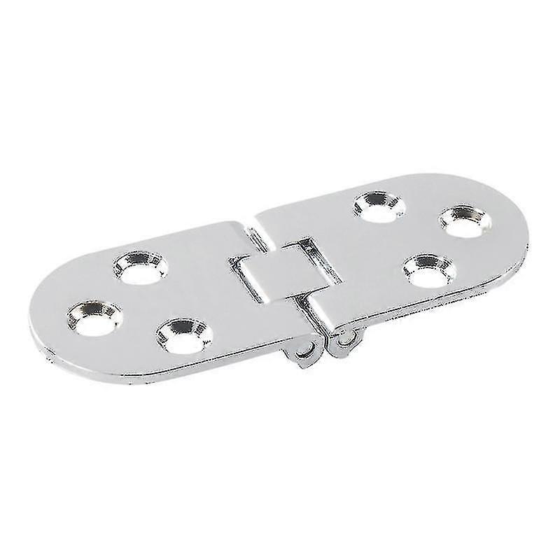 4 Pieces Folding Butt Hinges, 180 Degree Thickening, Hinge Hardware Folding Accessories, Silver
