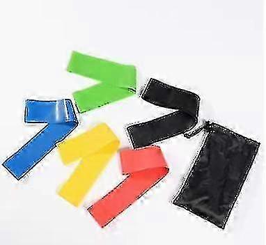 Bande di resistenza, bande di allenamento per donne e uomini, 5 set di fasce elastiche per bottino (colorato)