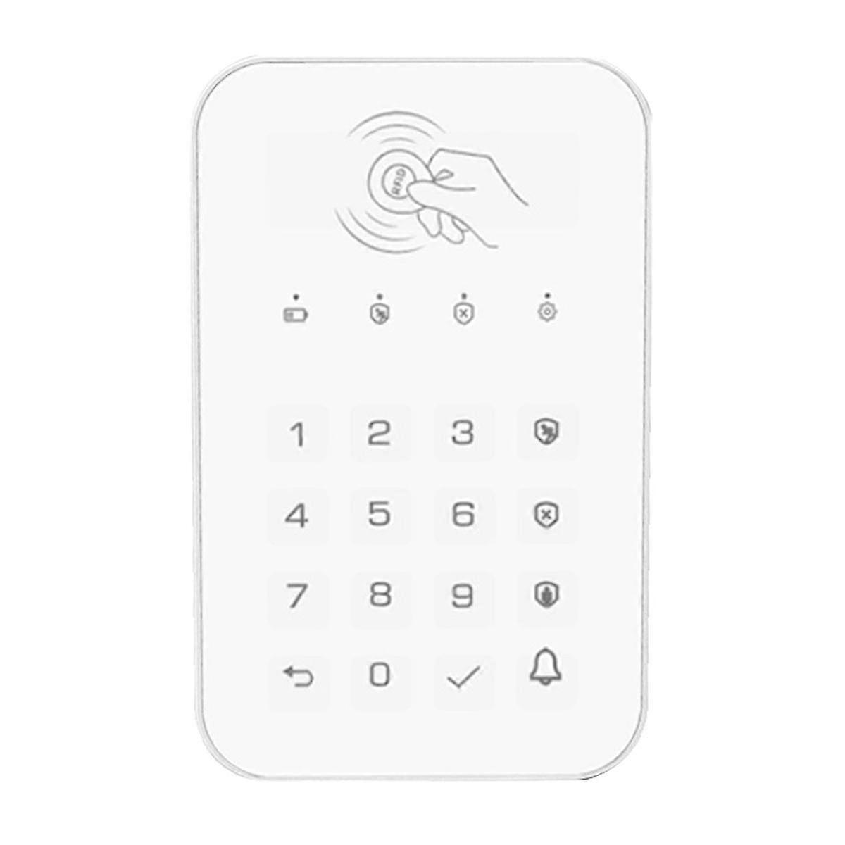Wireless Touch Keypad Lock 433mhz Frequency Ev1527 Weapon Code Unlock Security System Code Rfid Connected Alarm Center