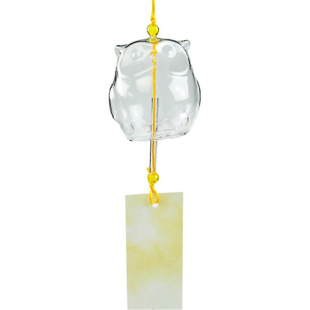 DIY Painting Transparent Wind Chimes Delicate Handicraft Pendant for Garden Bedroom Decor