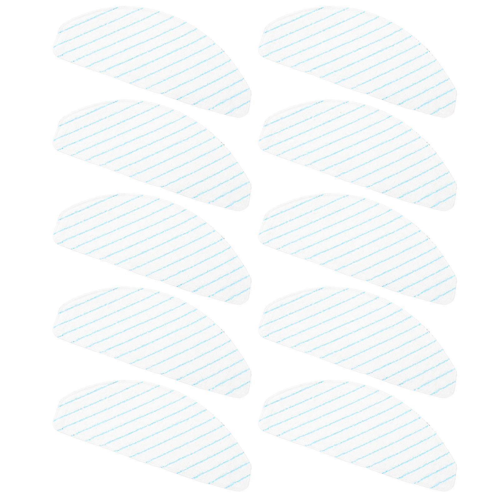 Microfiber Disposable Mop Cloths for Sweeping Robots High Absorption Replacement 10pcs