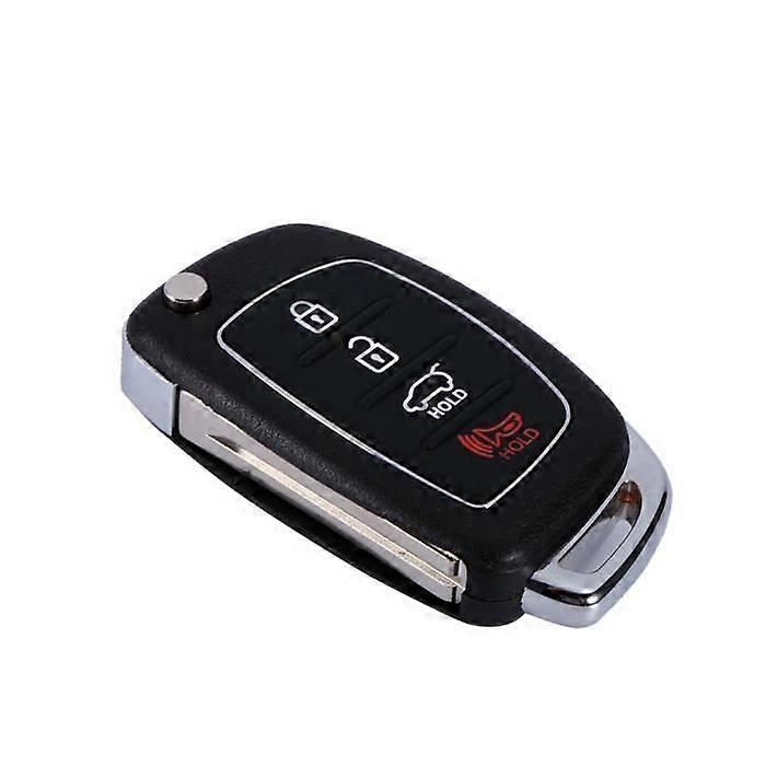 Remote Key Fob 4 Button Flip Key Shell For Hyundai Ix45 Santa Fe