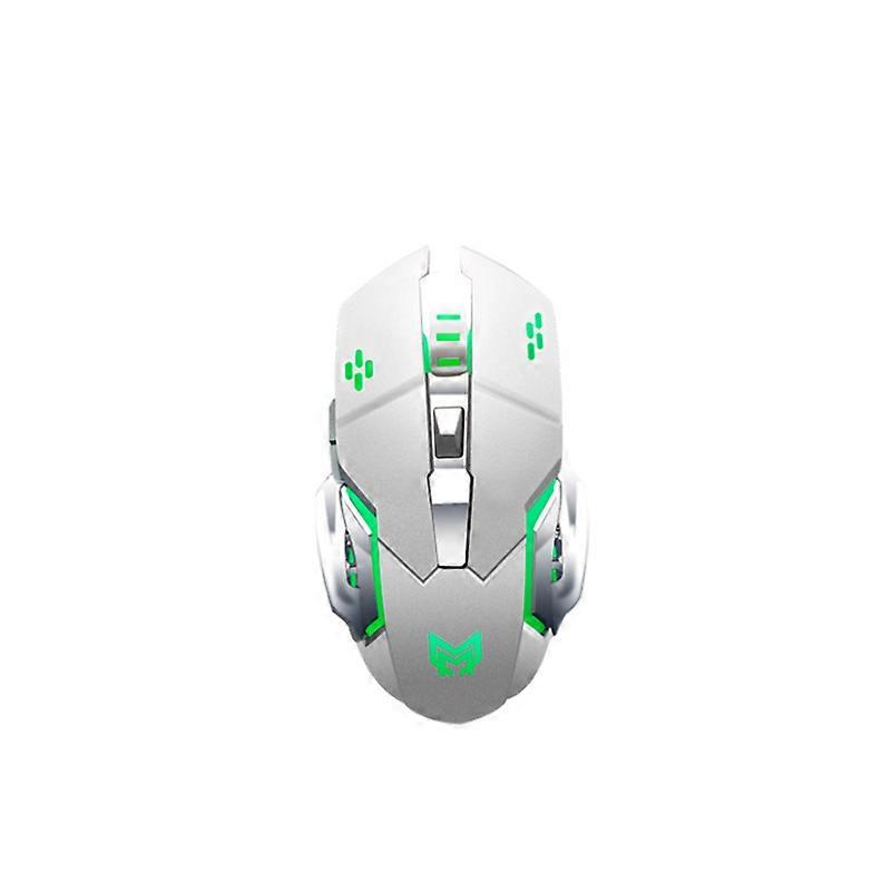 Portable Wireless Gaming Mouse, Rechargeable 2.4ghz, with USB Receiver, 7 Colors Change at will