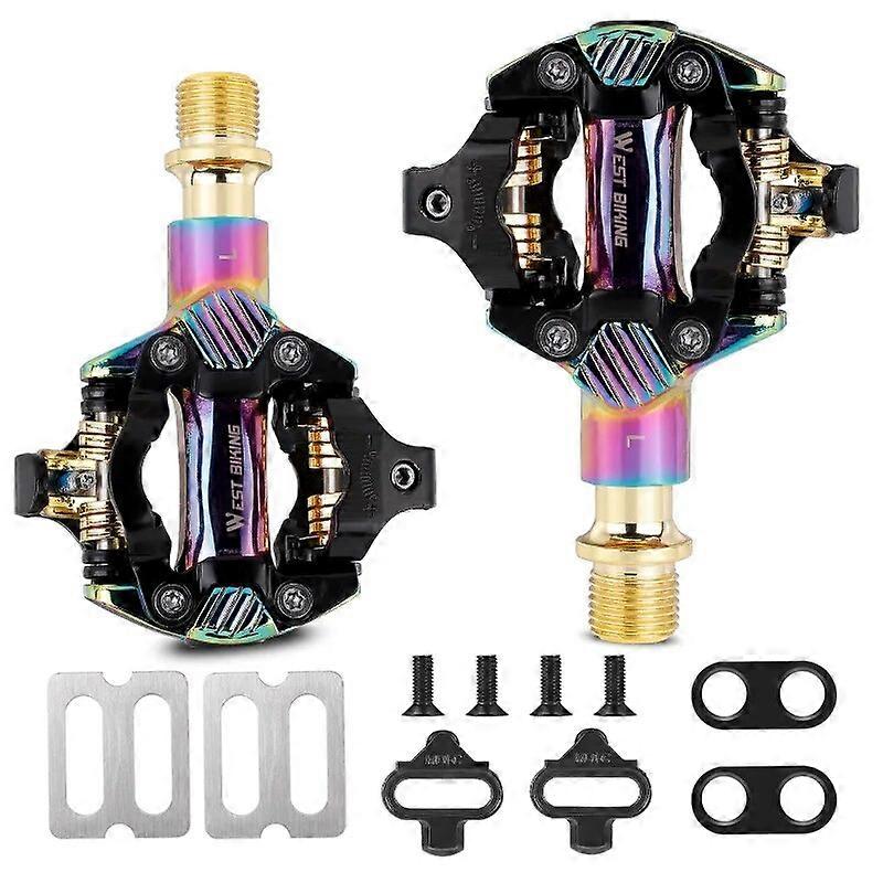 BIKING Mountain Bike Lock Pedals Sealed Clipless 9/16\