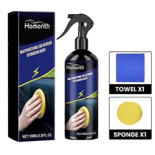 100Ml Auto Retreading Waterproof Remove Stains Interior Detaig Care Refurbishing Agent Universal Car Accessory