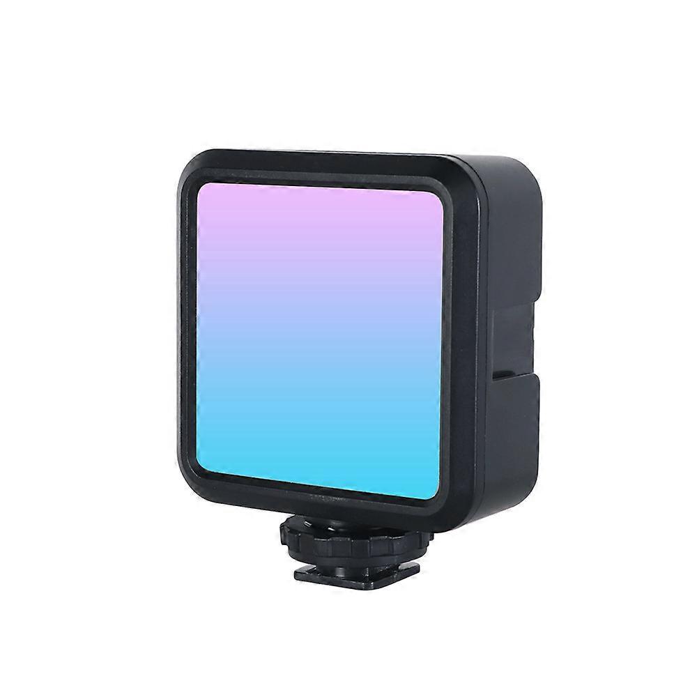 RGB Camera Light, Video LED, Mini Photo Video Light Built-in Rechargeable Battery Dimmable, Portable Stream Lighting for Photography and Vlogging, Mag