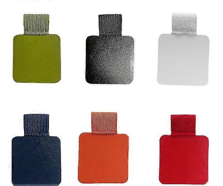 7 Pieces Pen Loop Holder, Adhesive Elastic Pencil Loop Holder, Leather Pencil Loop Holder With Elastic Band For Notebooks, Journals, Calendars, Plann