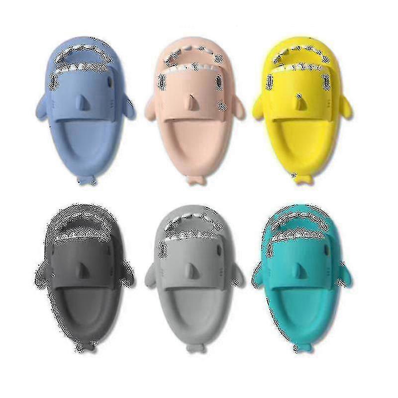 Shark Slippers Non-Slip Shower Bathroom Slippers Soft Summer Slide Sandals For Girls And Boys New_h