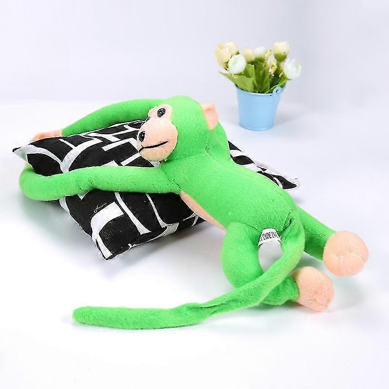 60cm Long Arm Monkey Plush Toy Anti-collision Banana Monkey Curtain Strap