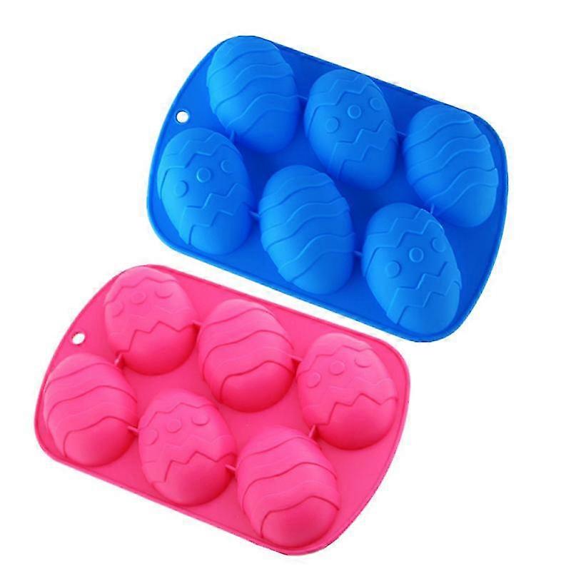 2 st bakform påskägg kakform silikon choklad kakform kreativ kakform multifunktionell påskägg kakform för hemmafest