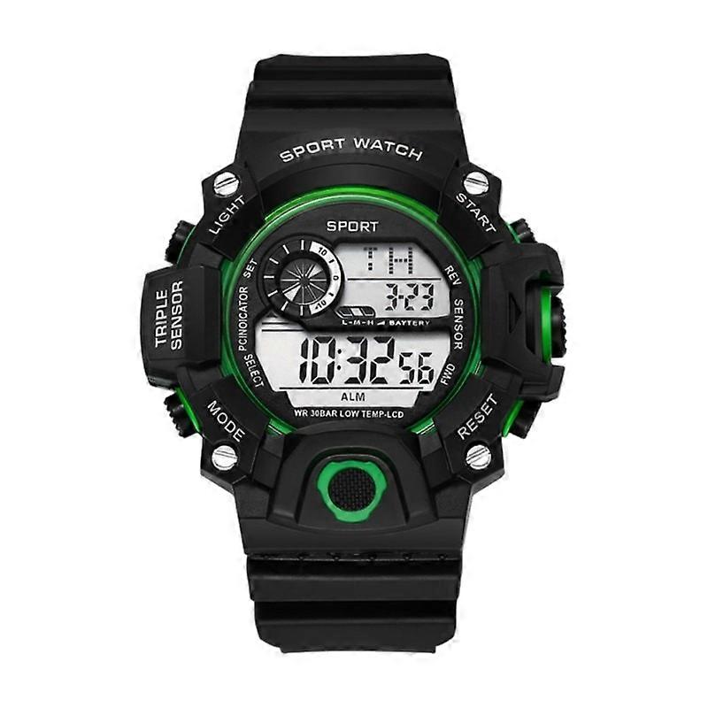 Men Male Movement Digital Watch Waterproof Fall-Proof Resistant Multi Function Luminous Date Clock Stopwatch Fashion Sport Watch