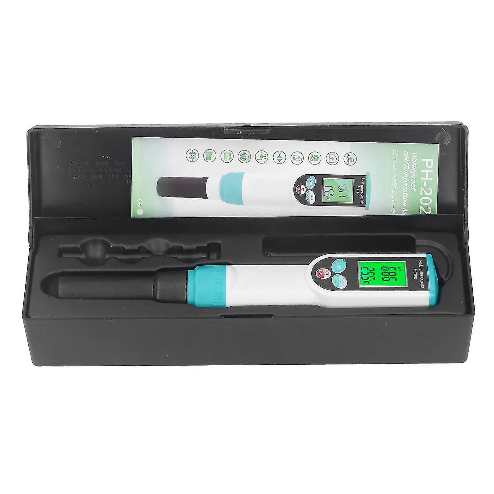 Soil pH and Temperature Meter - All-in-One for Garden, Potting, and Greenhouse Plants