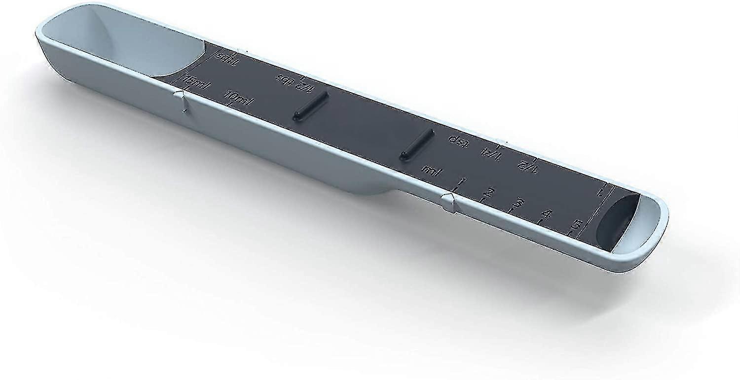 Adjustable Wet & Dry Measuring Spoon-blue, Plastic