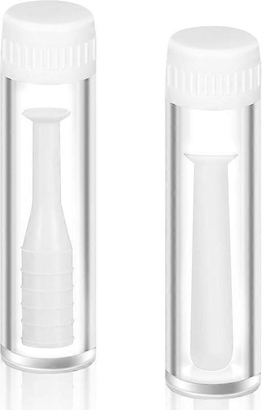 5Pcs Silicone Contact Lens Inserter Hard and Soft Contact Lens Inserter Remover Contact Lens Suction Holder Plunger with Storage Case for Home Travel