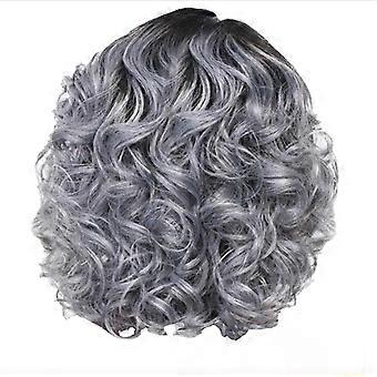 Mode Damen Sexy Full Perücke Kurze Perücke Curly Perücke Styling Coole Perücke