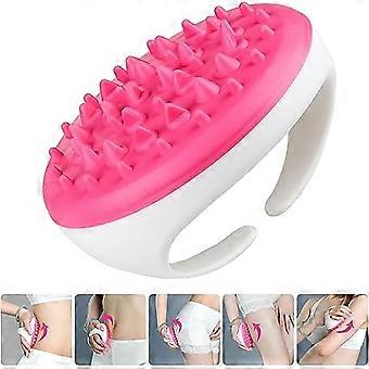 Anti Cellulitis Massage Borstel Body Massager, Siliconen Massage Borstel voor Ontspanning en Anti Cellulitis (Roze)
