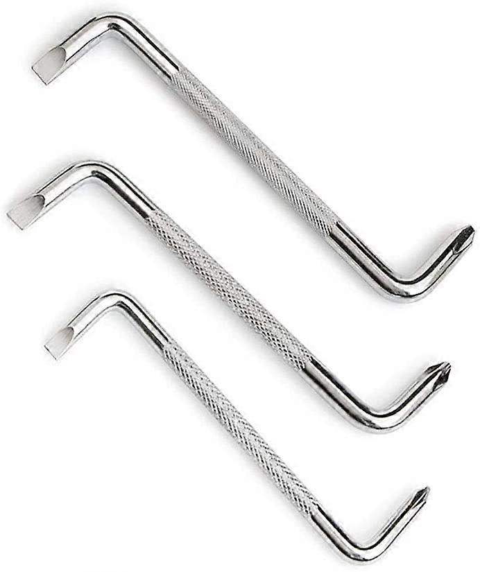 Pieces Offset Screwdriver Set with Flat Head Magnetic Screwdriver, Z-Type with Phillips Screwdriver