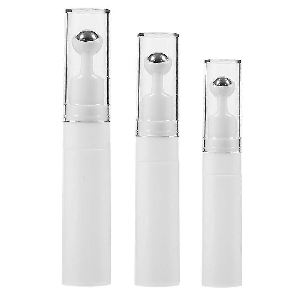 3 st roll-on-flaskor för eteriska oljor, återfyllningsbara krämflaskor, tomma roll-on-flaskor