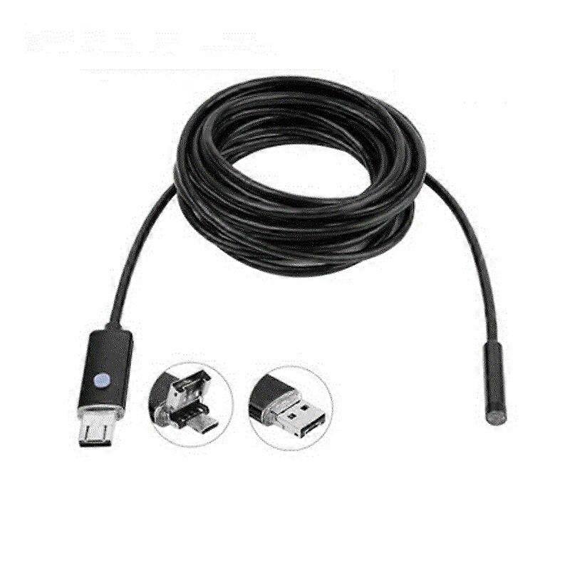 Two-in-one high-definition waterproof mobile phone Android endoscope 10m mobile phone computer general industrial endoscope Q25