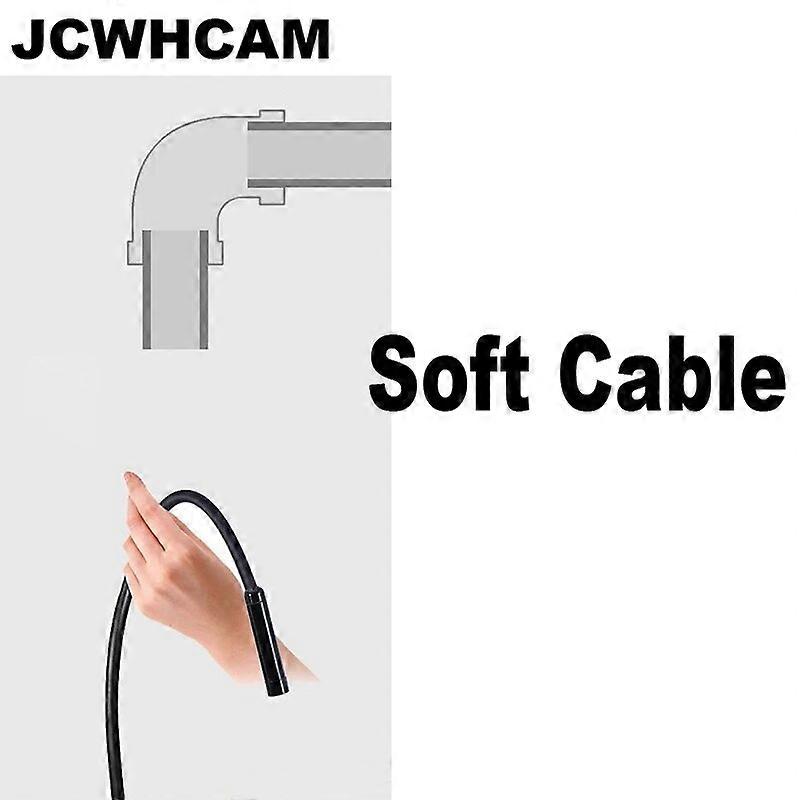 7mm  USB Mini Endoscope Camera  2m 1m 1.5m Flexible Hard Cable Snake Borescope Inspection Camera for Android Smartphone PC